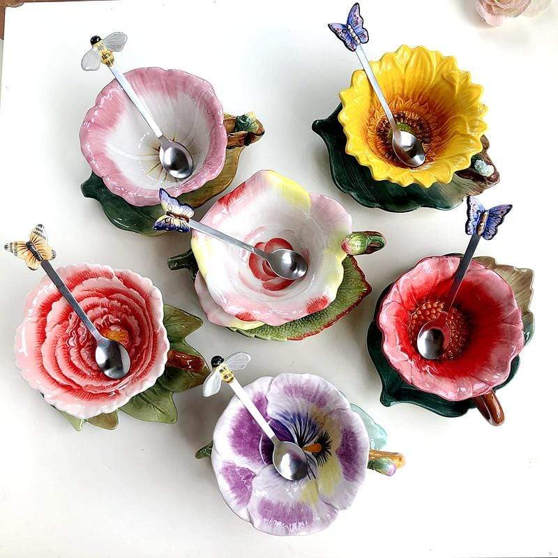 Luxury Flower Cup