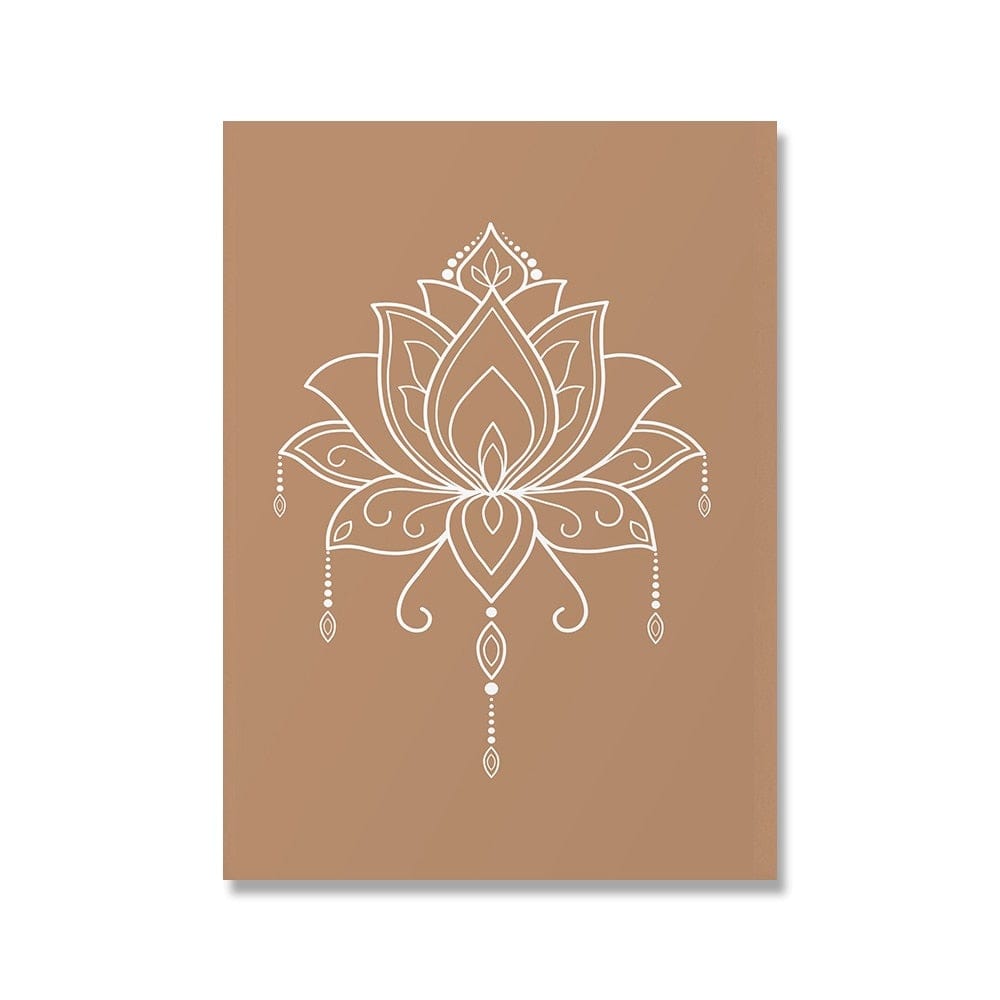 Mandala Buddha Lotus Canvas Posters