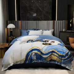 Marble Sea Duvet Cover Set