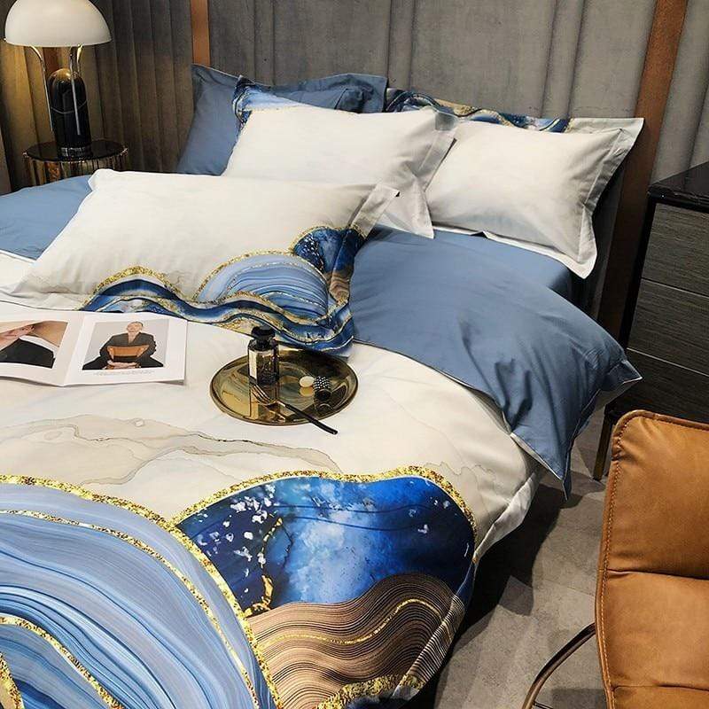 Marble Sea Duvet Cover Set