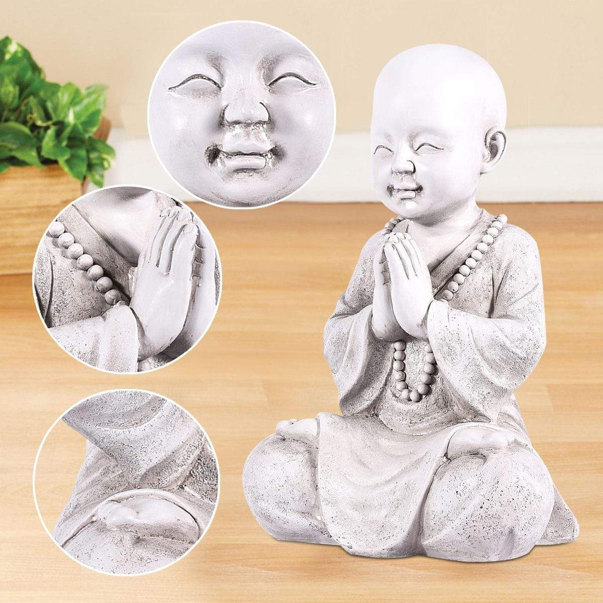 Meditating Baby Buddha Decor