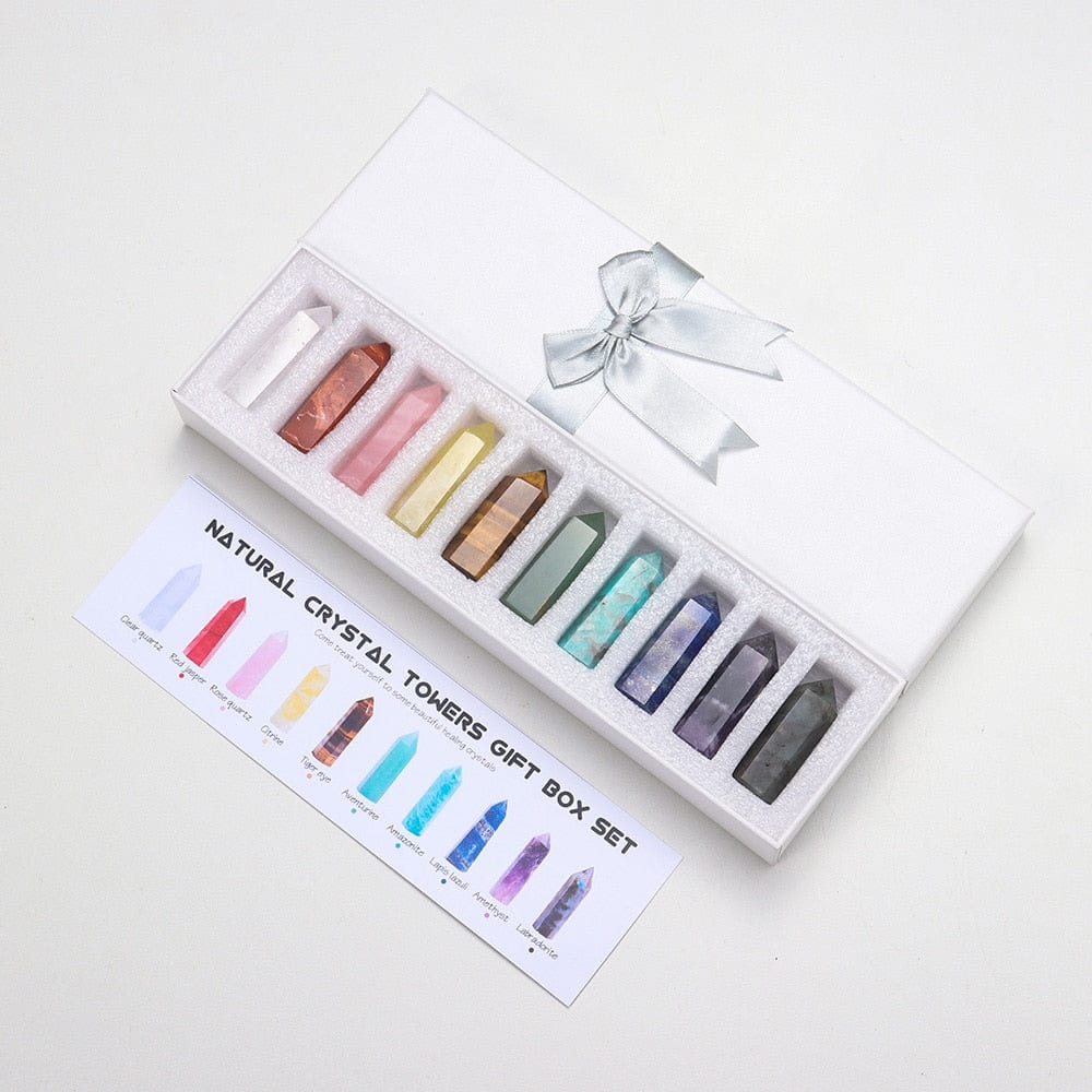 Meditation Crystals Towers Box Set