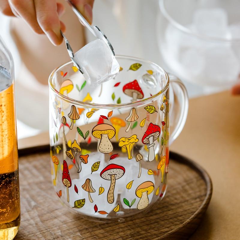 Mushroom Glass Mug