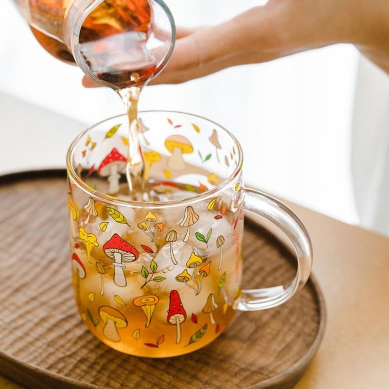 Mushroom Glass Mug