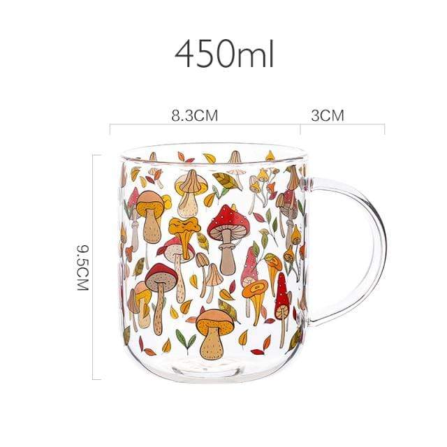 Mushroom Glass Mug