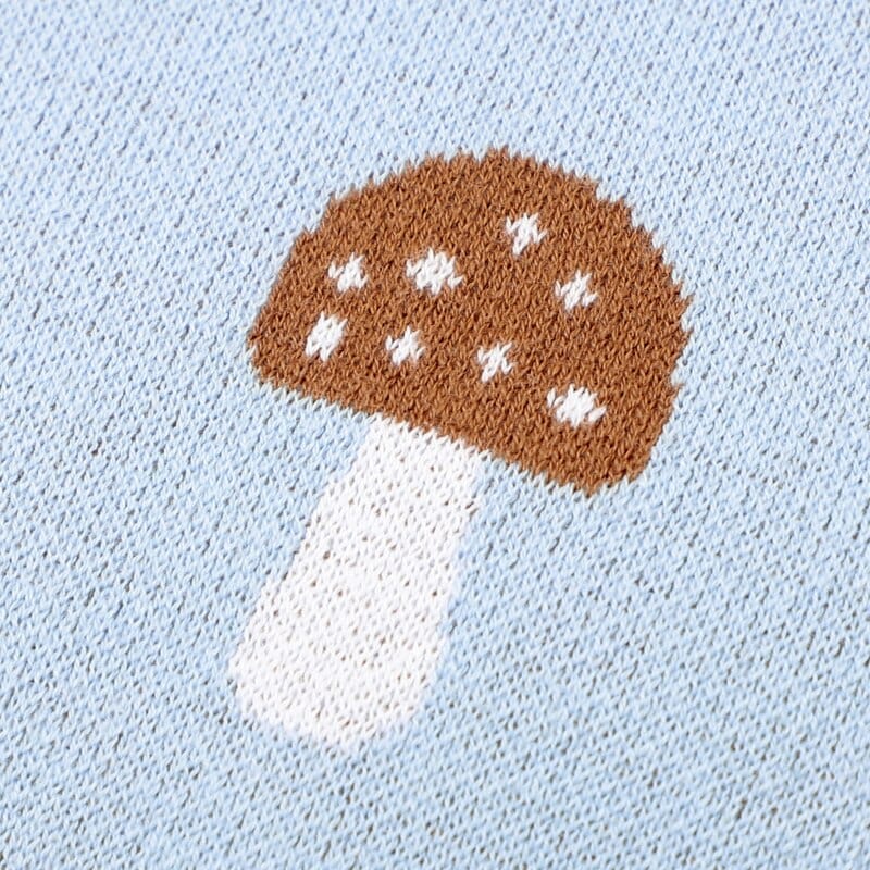 Mushroom Toddler Blanket