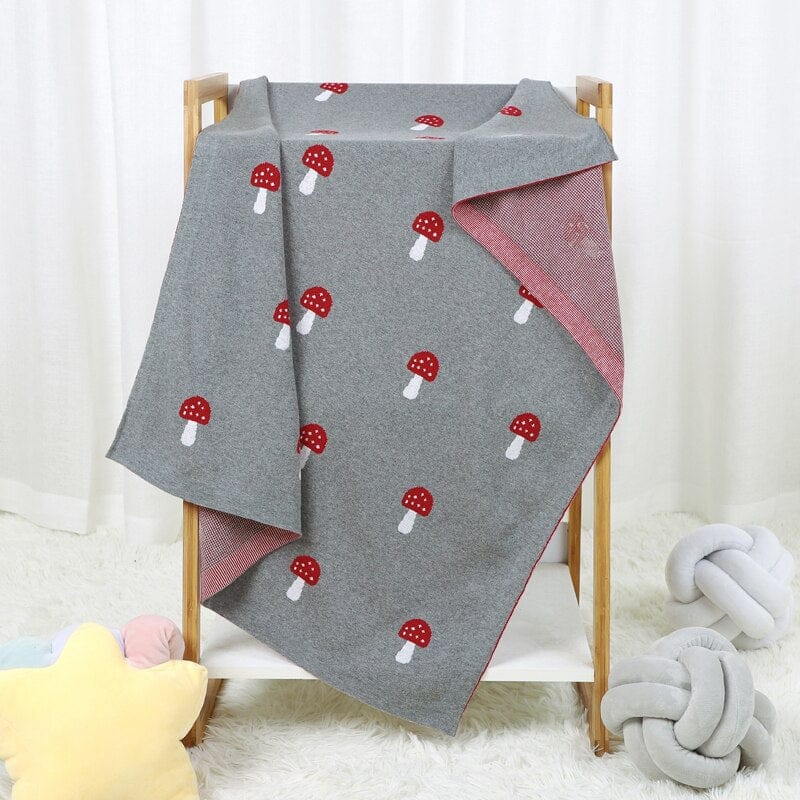 Mushroom Toddler Blanket