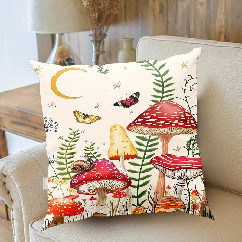 Mystic Mushrooms Cushion Cover