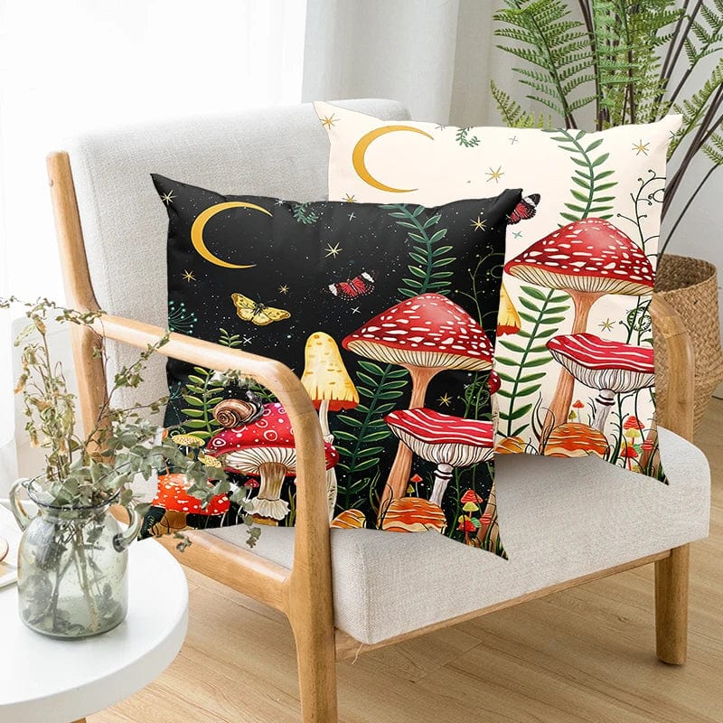 Mystic Mushrooms Cushion Cover