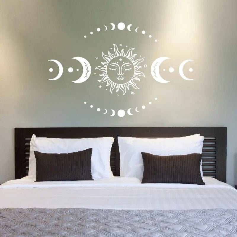 Mystical Sun And Moon Wall Stickers