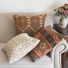 Native American Tribe Cushion Cover