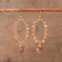 Natural Stone Bohemian Earrings