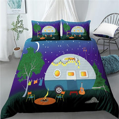 Happy Camper Duvet Cover Set