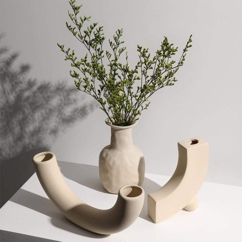 Nordic Aesthetic Ceramic Vases