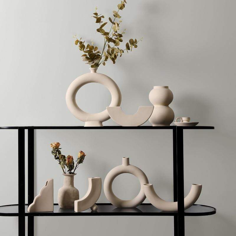 Nordic Aesthetic Ceramic Vases