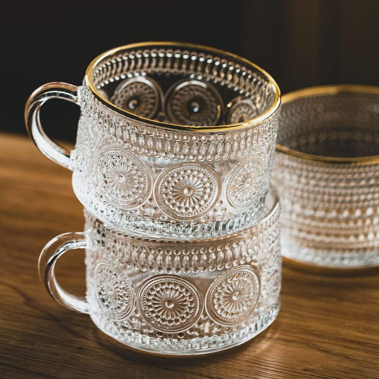 Nordic Elegant Glass Cups