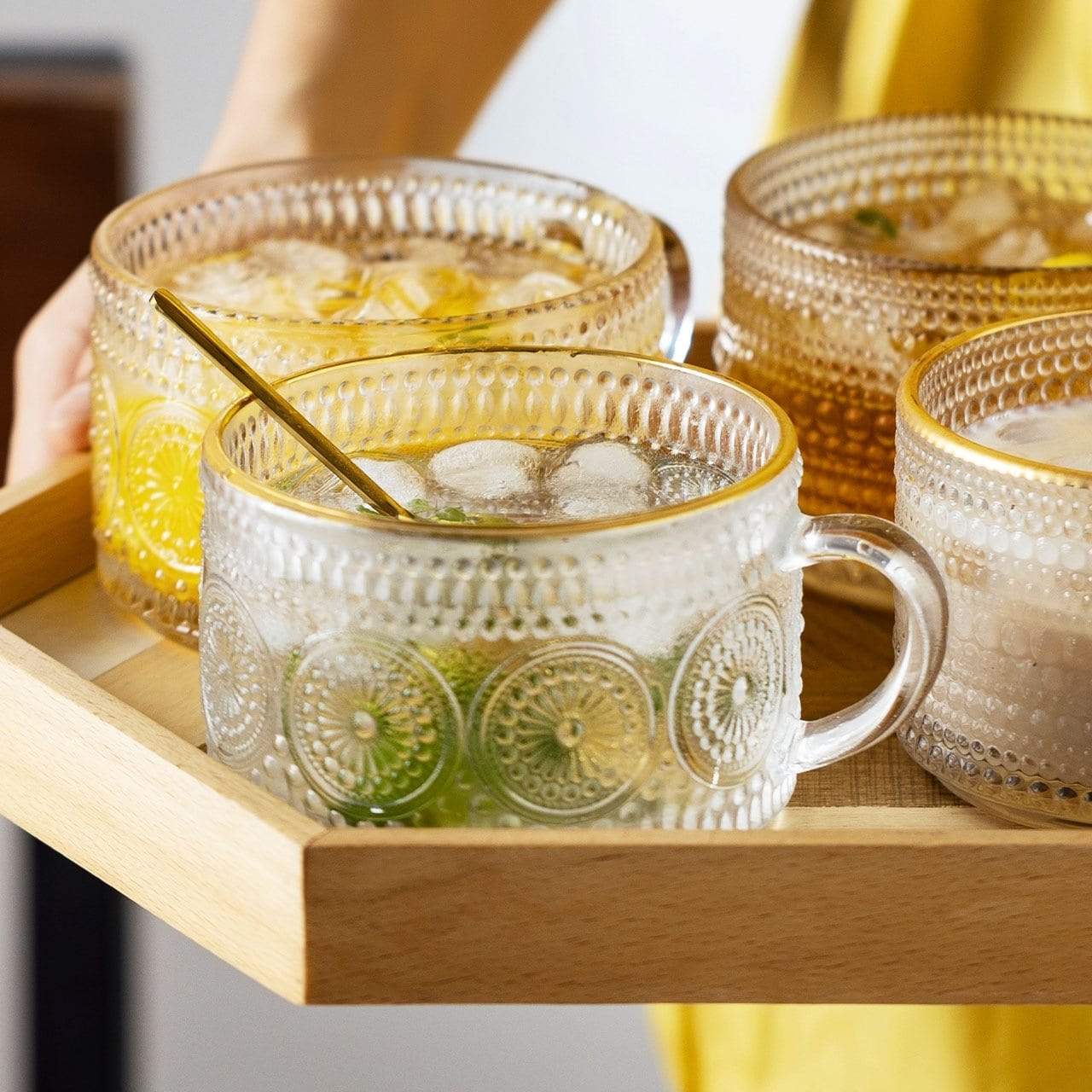 Nordic Elegant Glass Cups