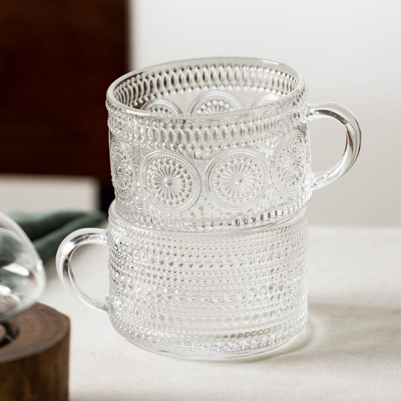 Nordic Elegant Glass Cups