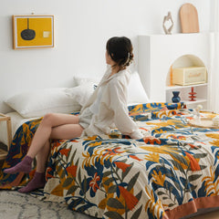 Myla Floral Bedspread Blanket