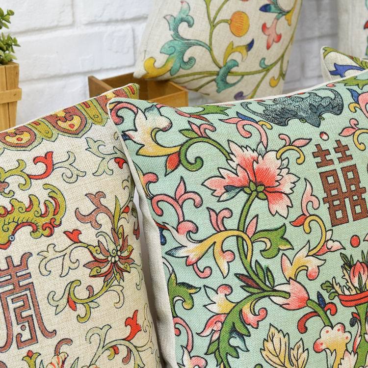 Oriental Patterns Cushion Covers