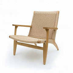 Otis Lounge Rattan & Wood Chair