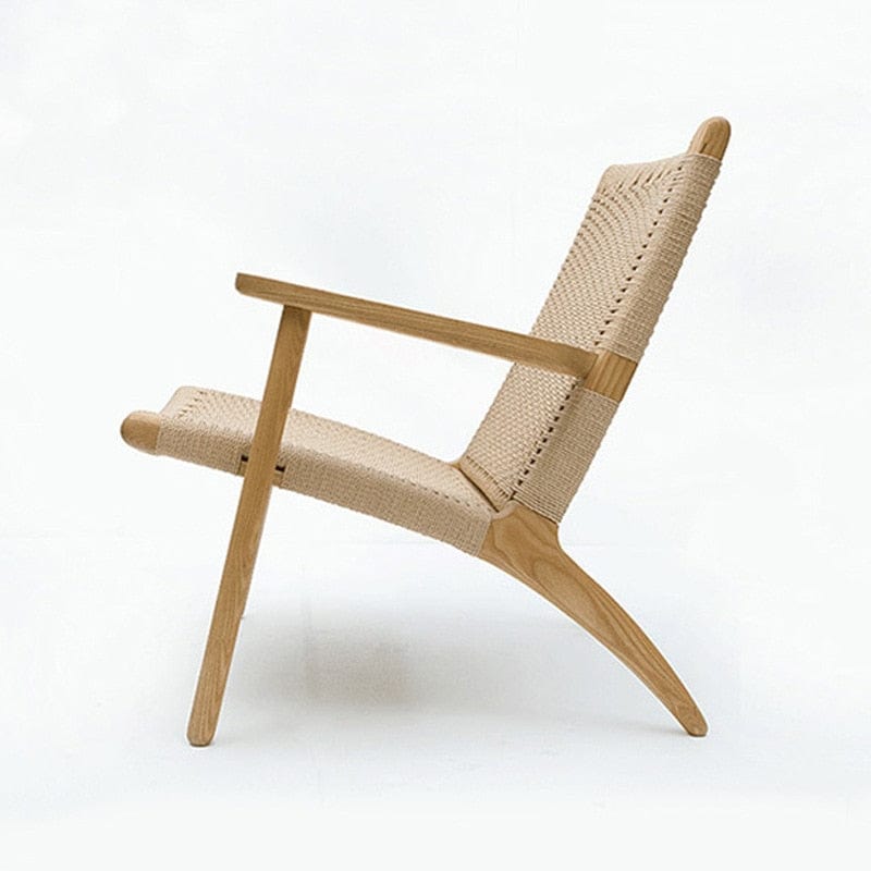 Otis Lounge Rattan & Wood Chair