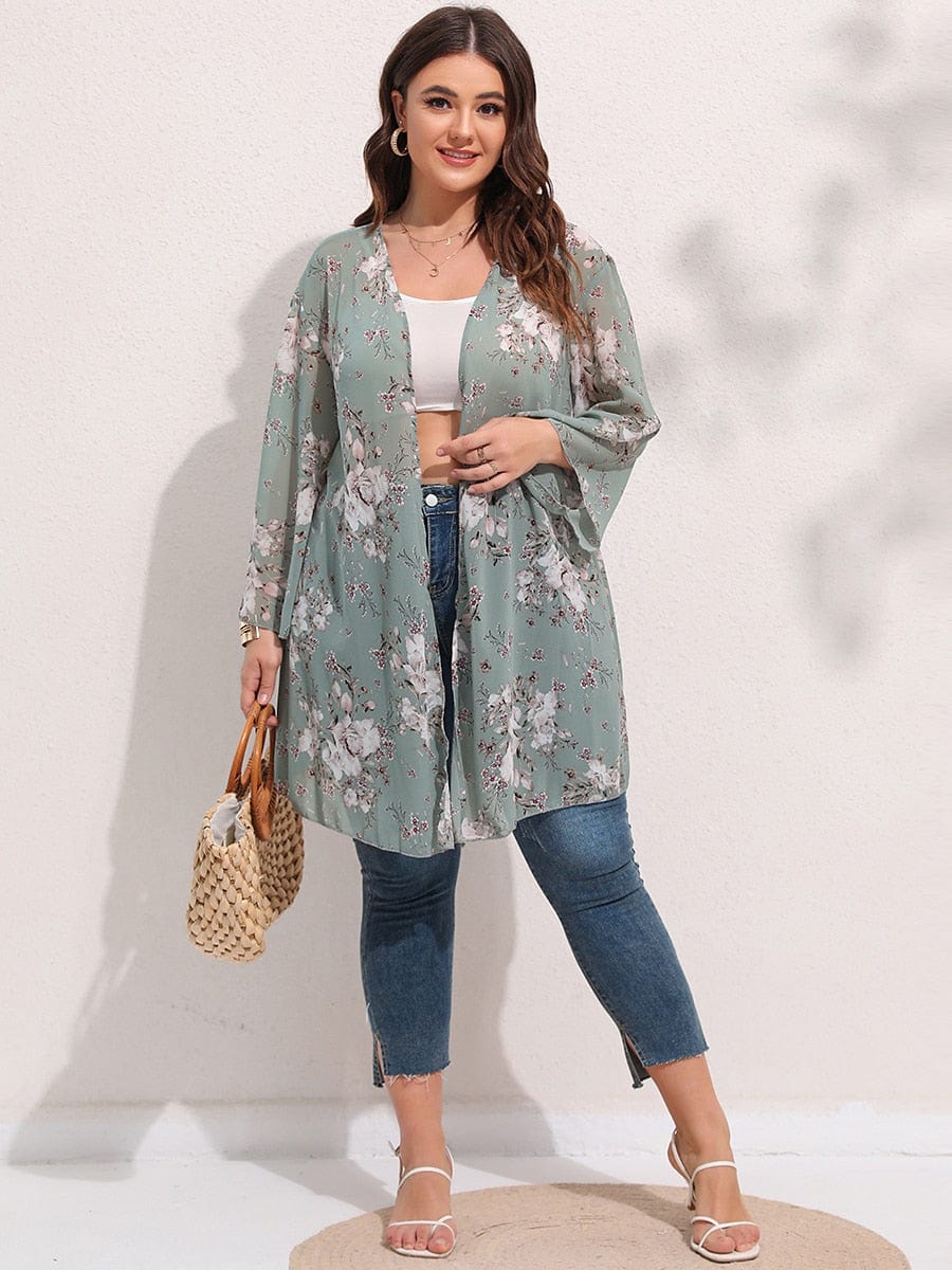 Plus Size Tamesis Cardigan Kimono