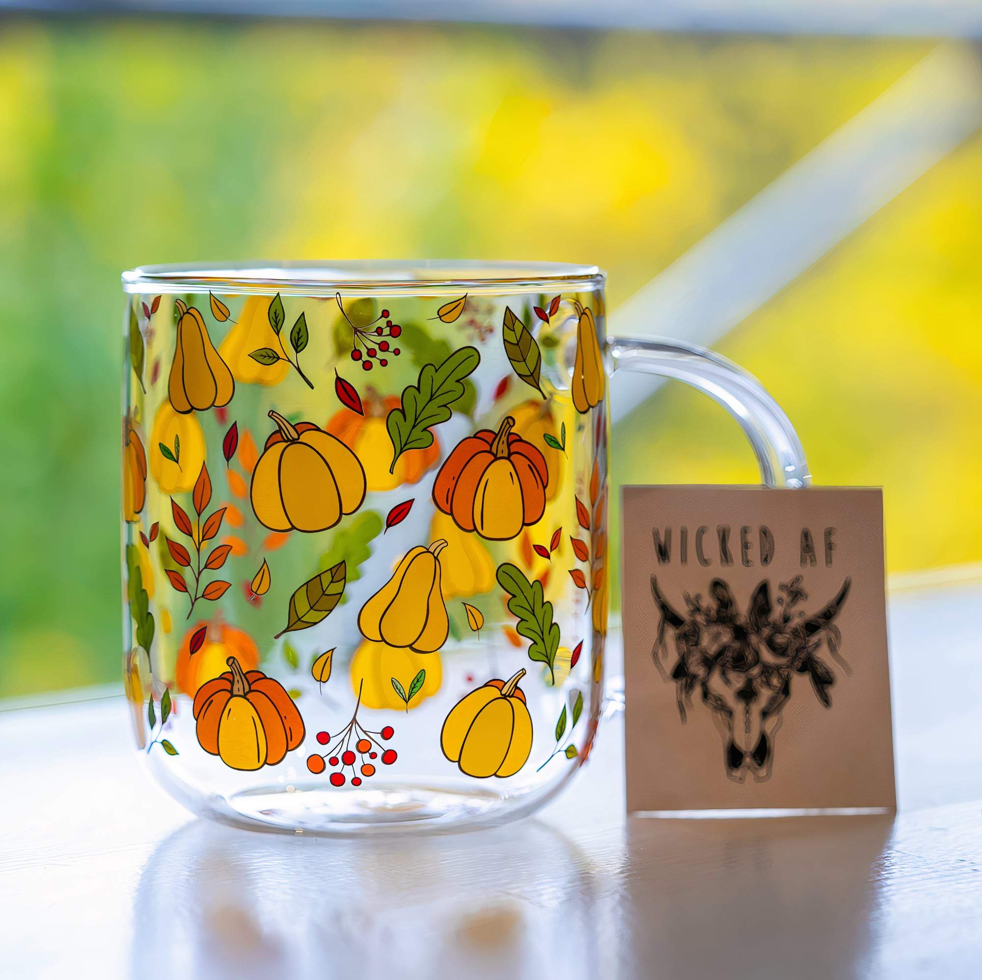 Mushroom Glass Mug