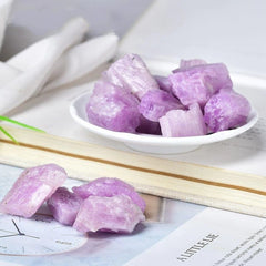 Purple Kunzite Raw Stone