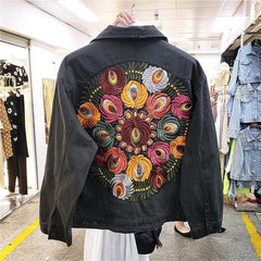 Rainey Embroidered Denim Jacket