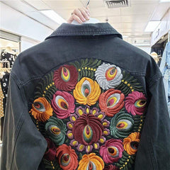 Rainey Embroidered Denim Jacket