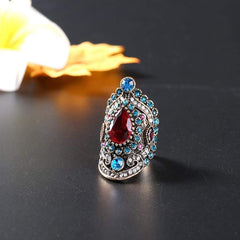 Rhinestone Large Luxury Ring