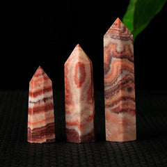 Rhodochrosite Crystal Point Tower