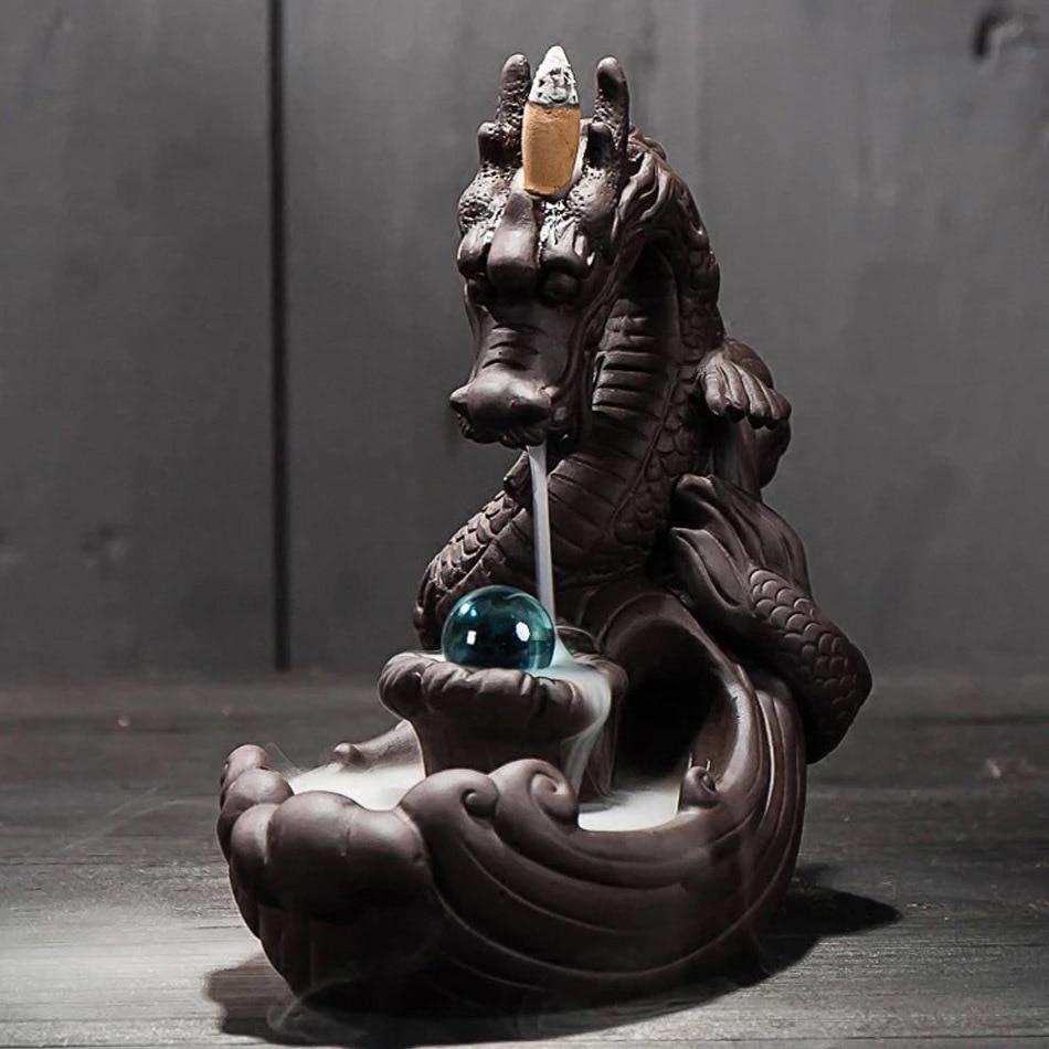 Smoking Dragon Incense Burner