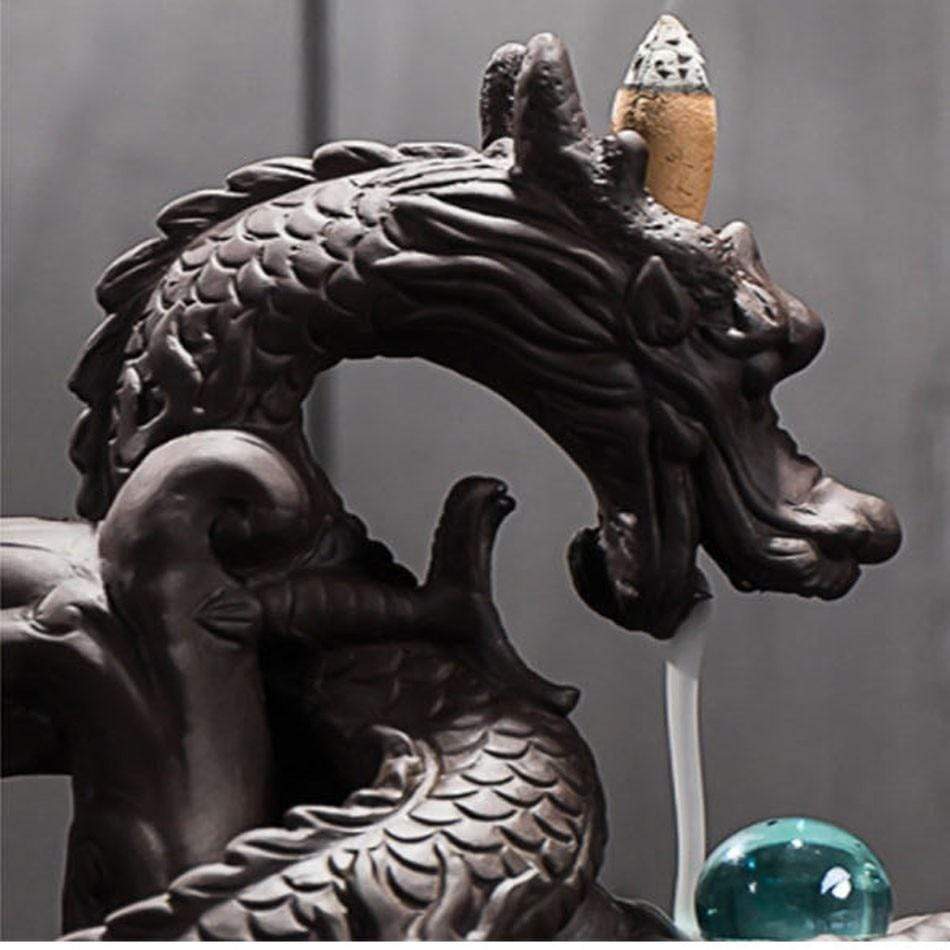 Smoking Dragon Incense Burner