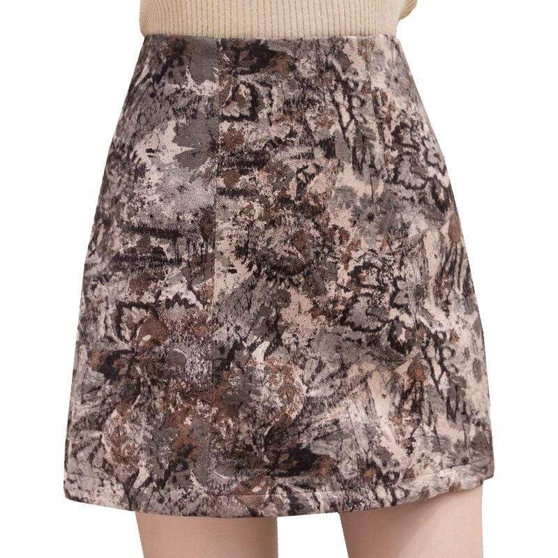 Sophia Canvas Mini Skirt