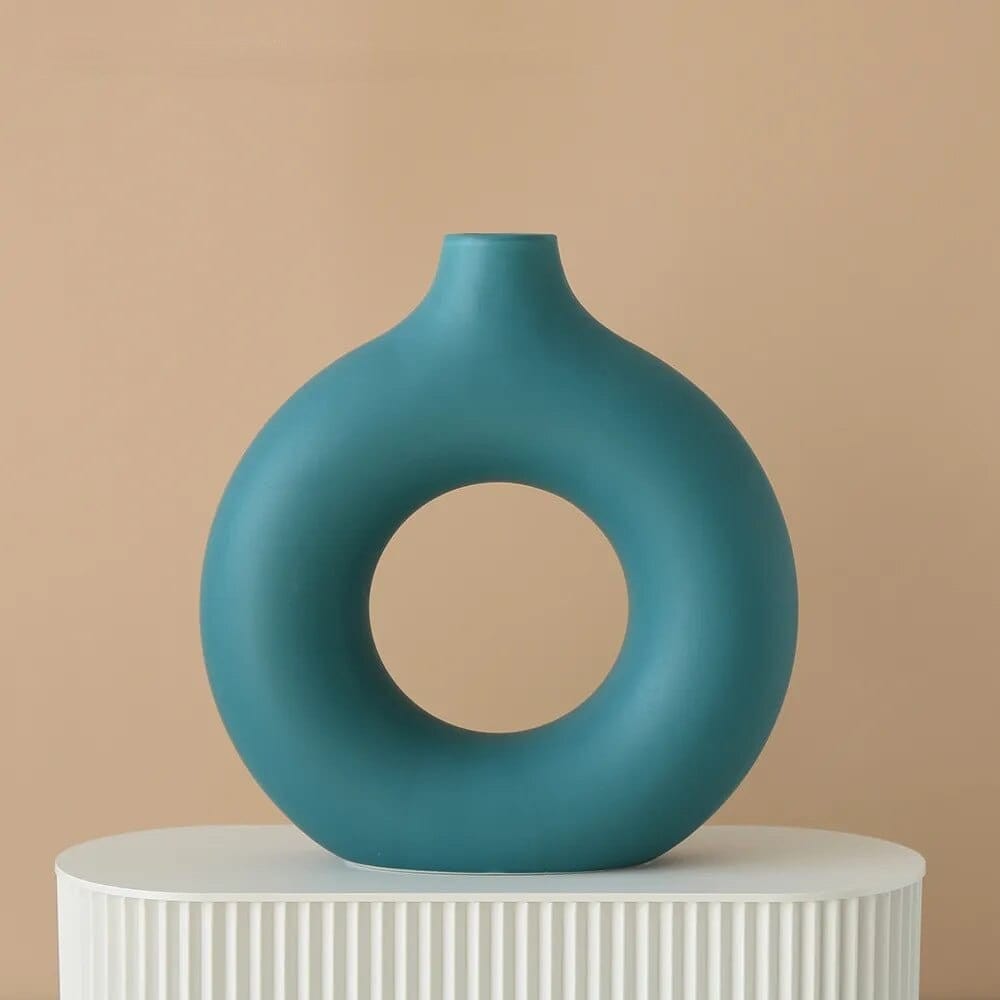 Hollow Minimalistic Ceramic Vase