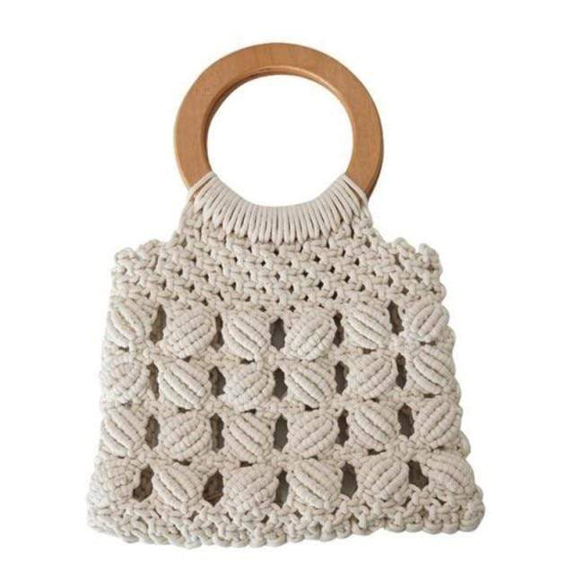 Gaia Boho Straw Bag