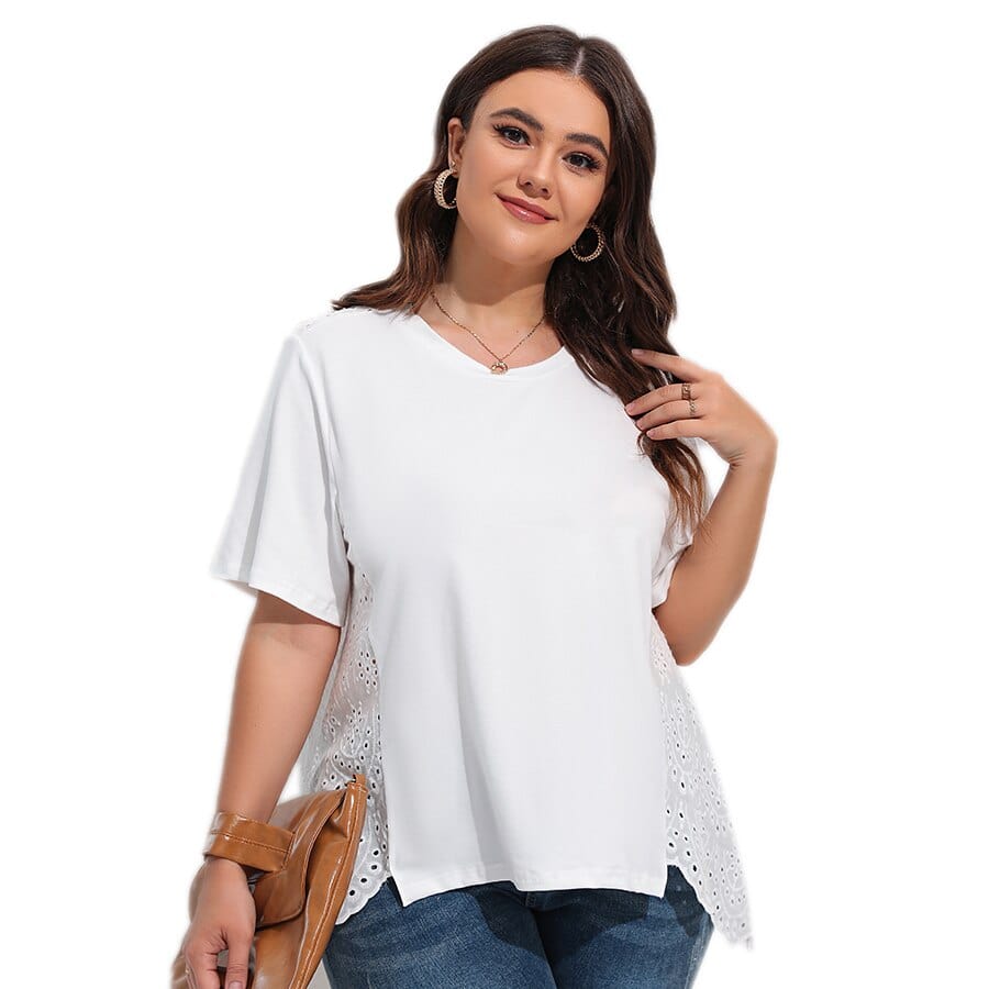 Plus Size Venus Embroidery Tee