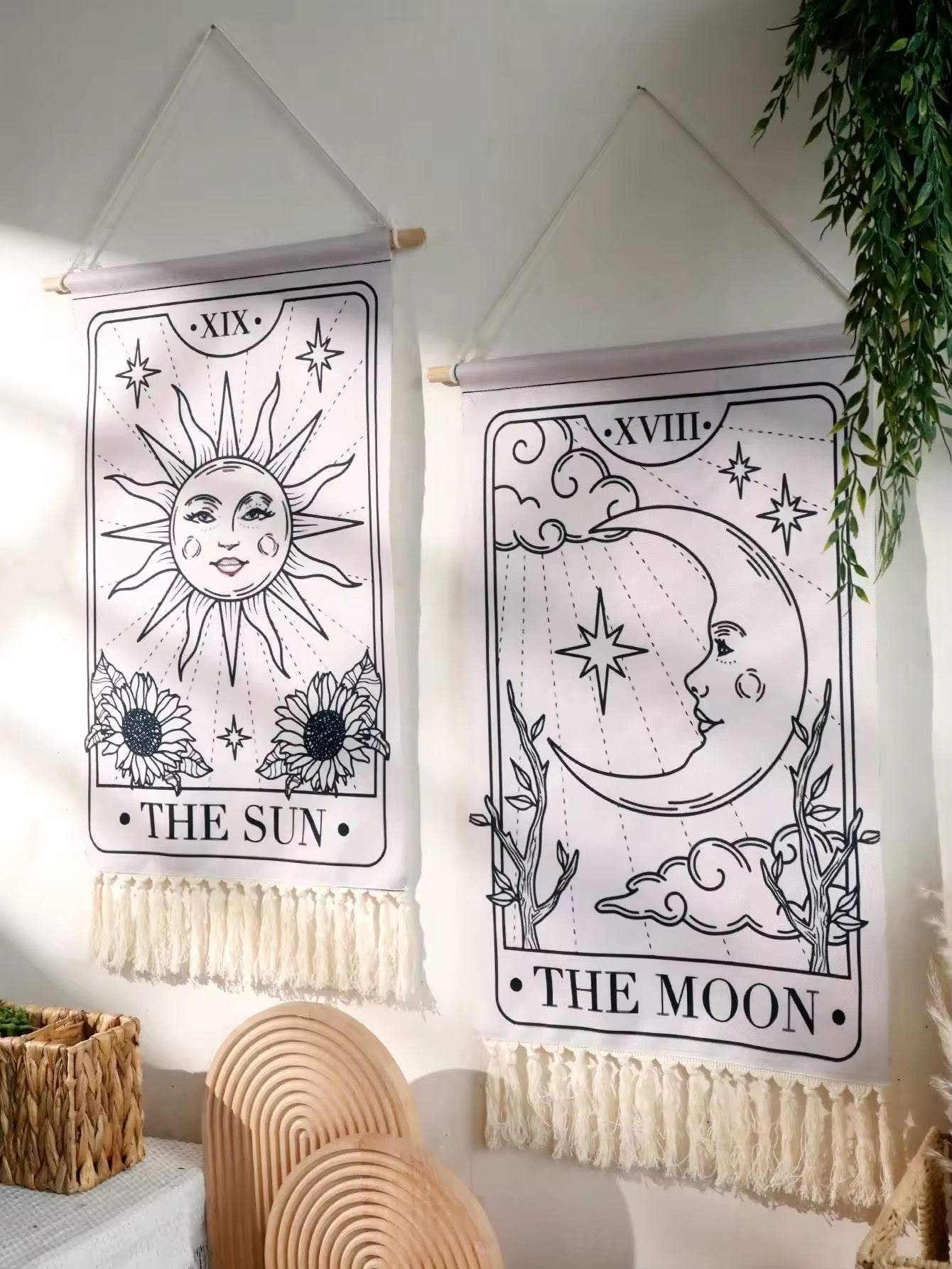 Sun & Moon Tarot Tapestry