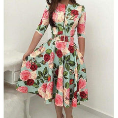 Bandage Bodycon Long Sleeve Short Mini Floral Party Casual Dress