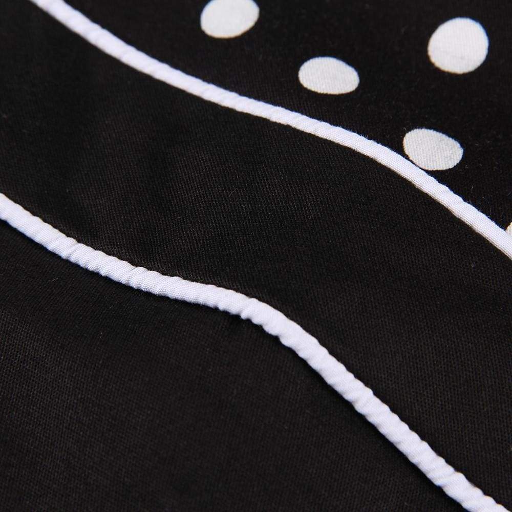 Dress Vintage Rockabilly Swing Polka Dot Print Plus Size