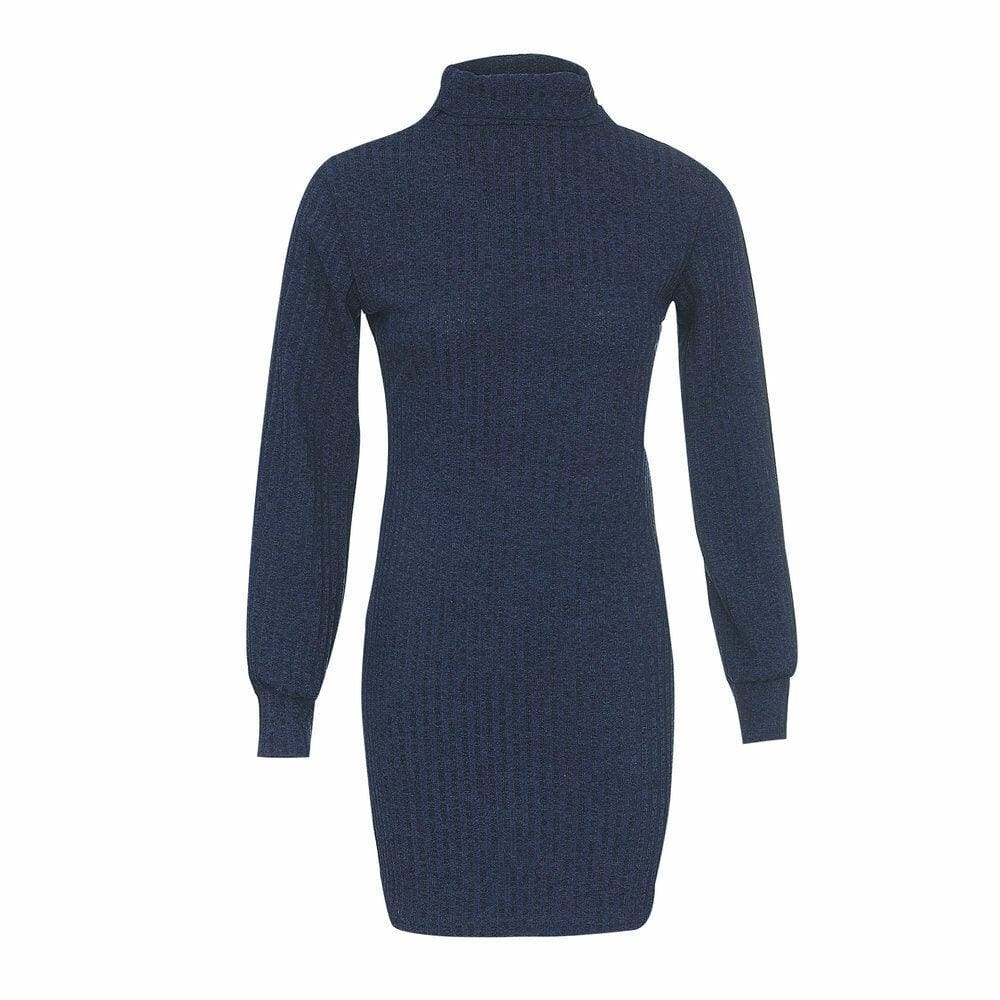 Ladies Casual Sweatshirt Long Sleeve Knit Slit Dress Sweater Hoodie Jumper Top Loose Winter Bodycon Party Dress