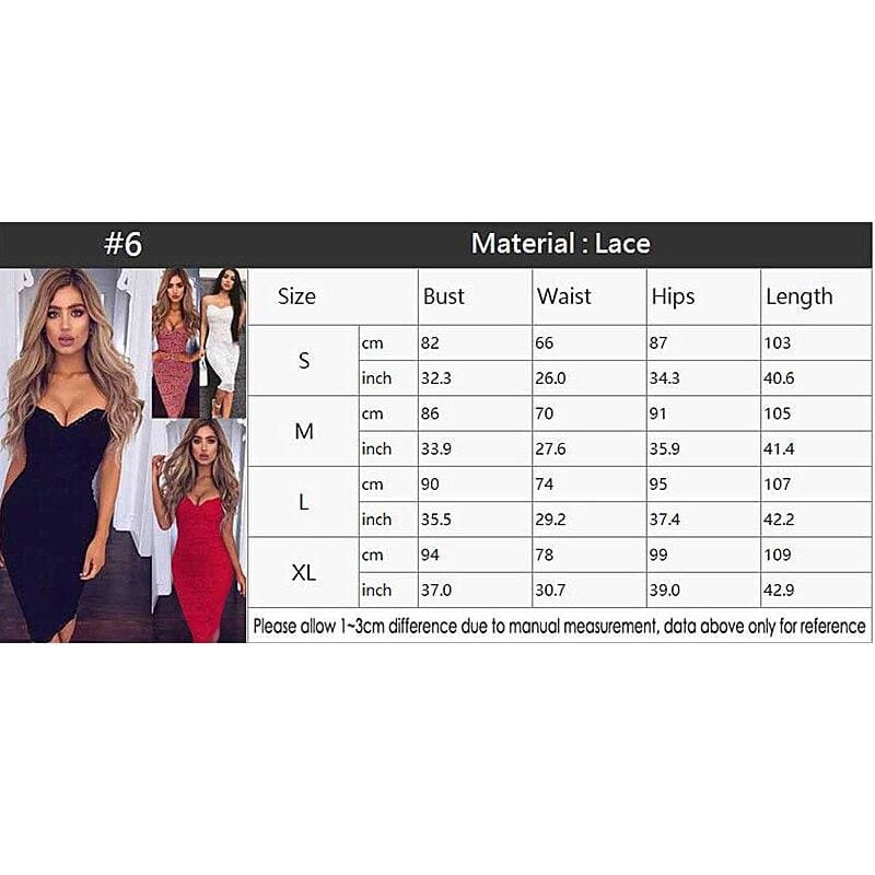 Summer Lace Elegant Party Bodycon Dress Ladies V-Neck Spaghetti Strap Knee-Length WomenFormal Dress