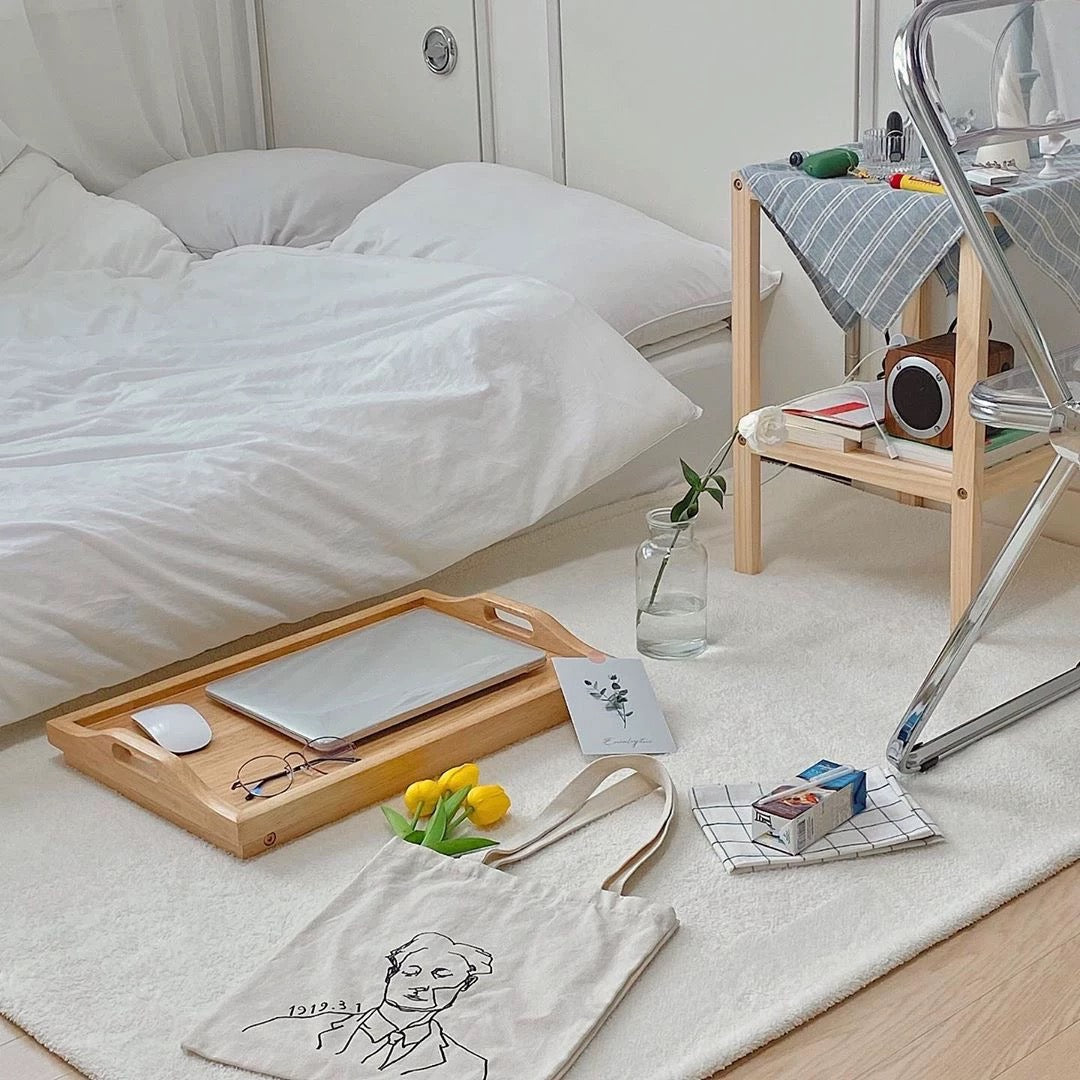Wood Bed Table – Redcit
