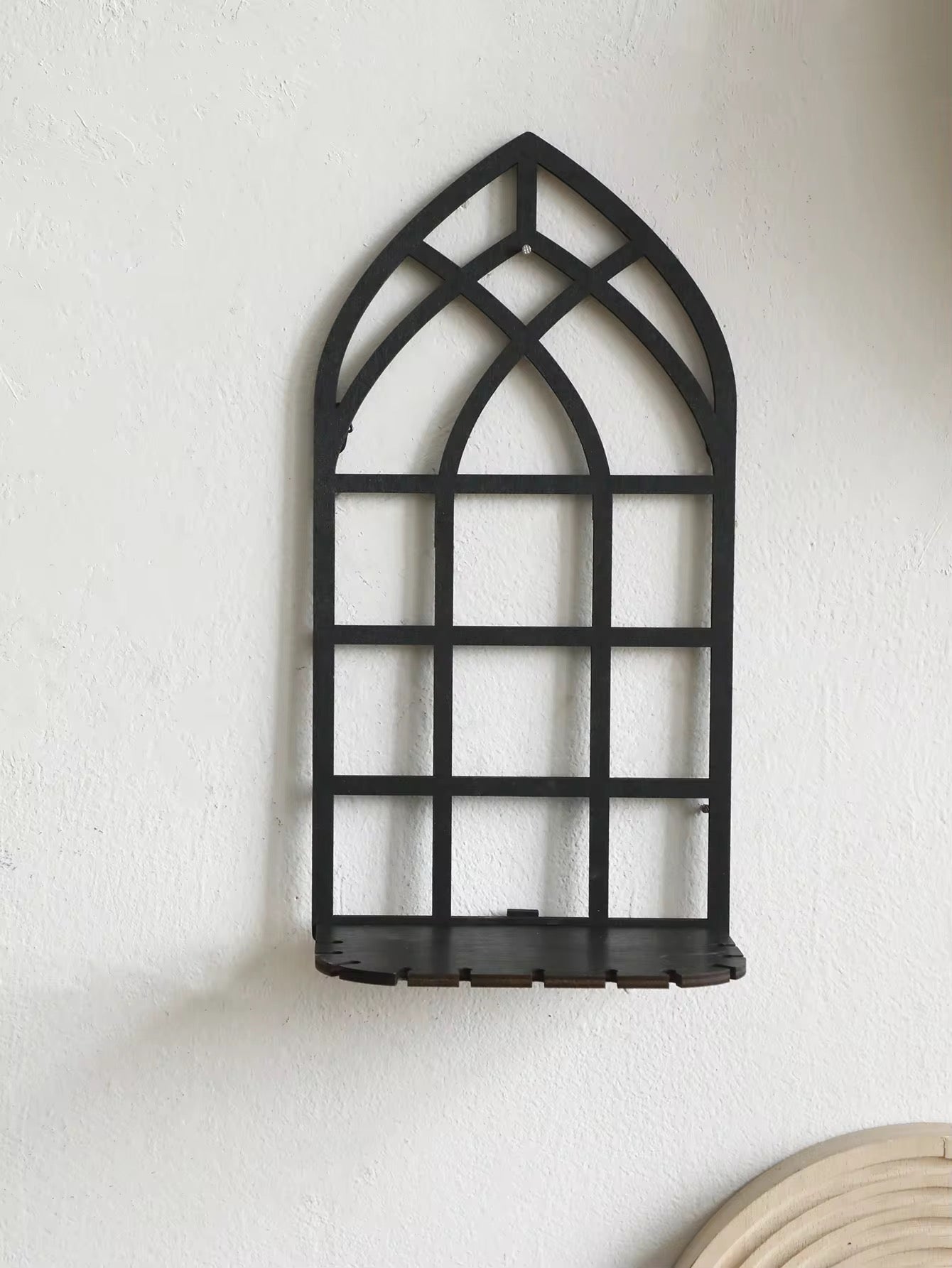 Gothic Wooden Arch Shelf