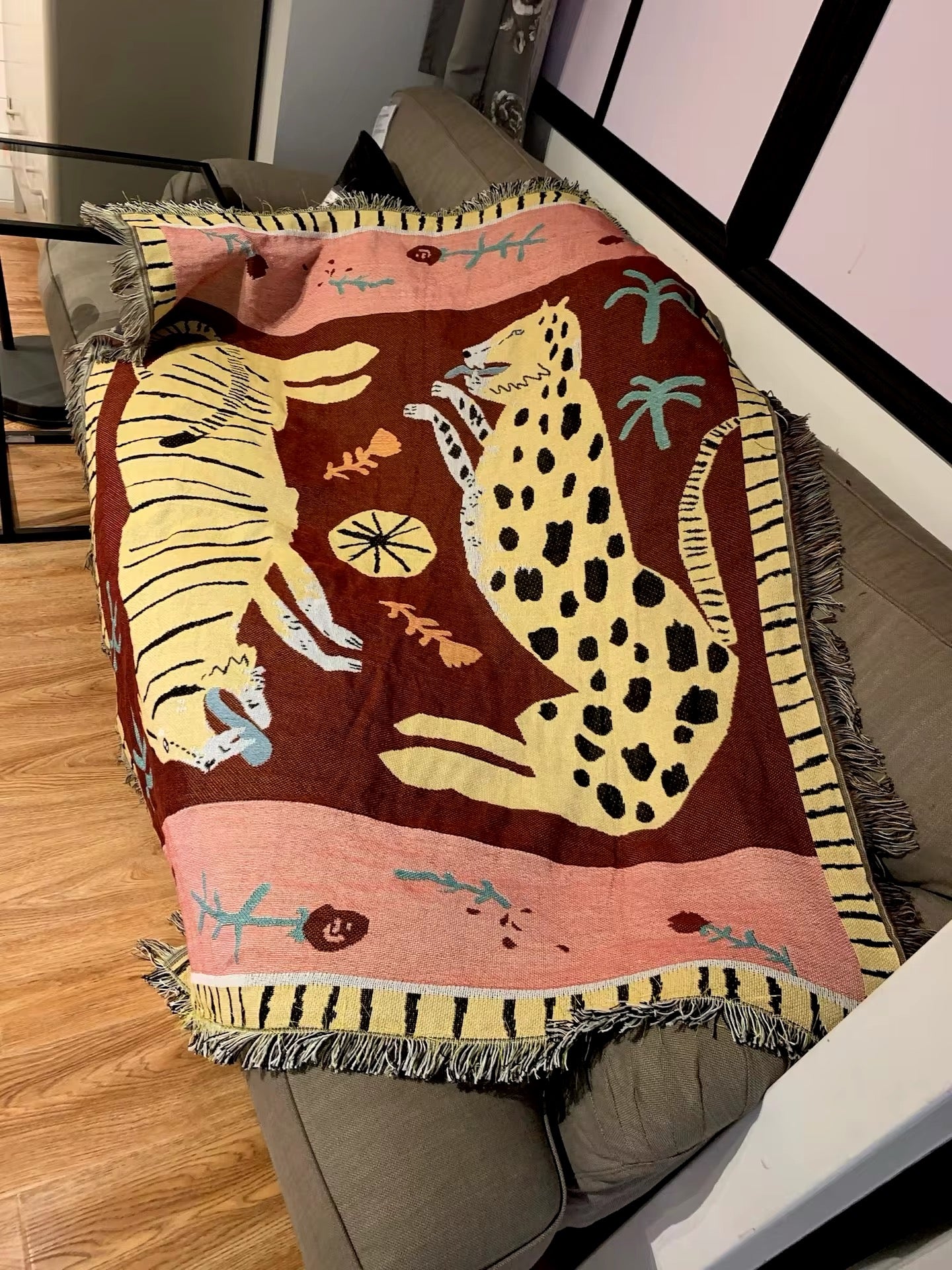 Boho Tiger Tapestry