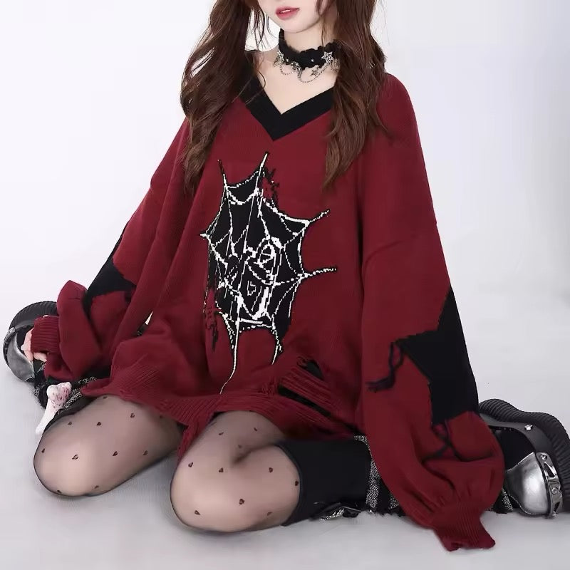 Y2K Gothic Sweater