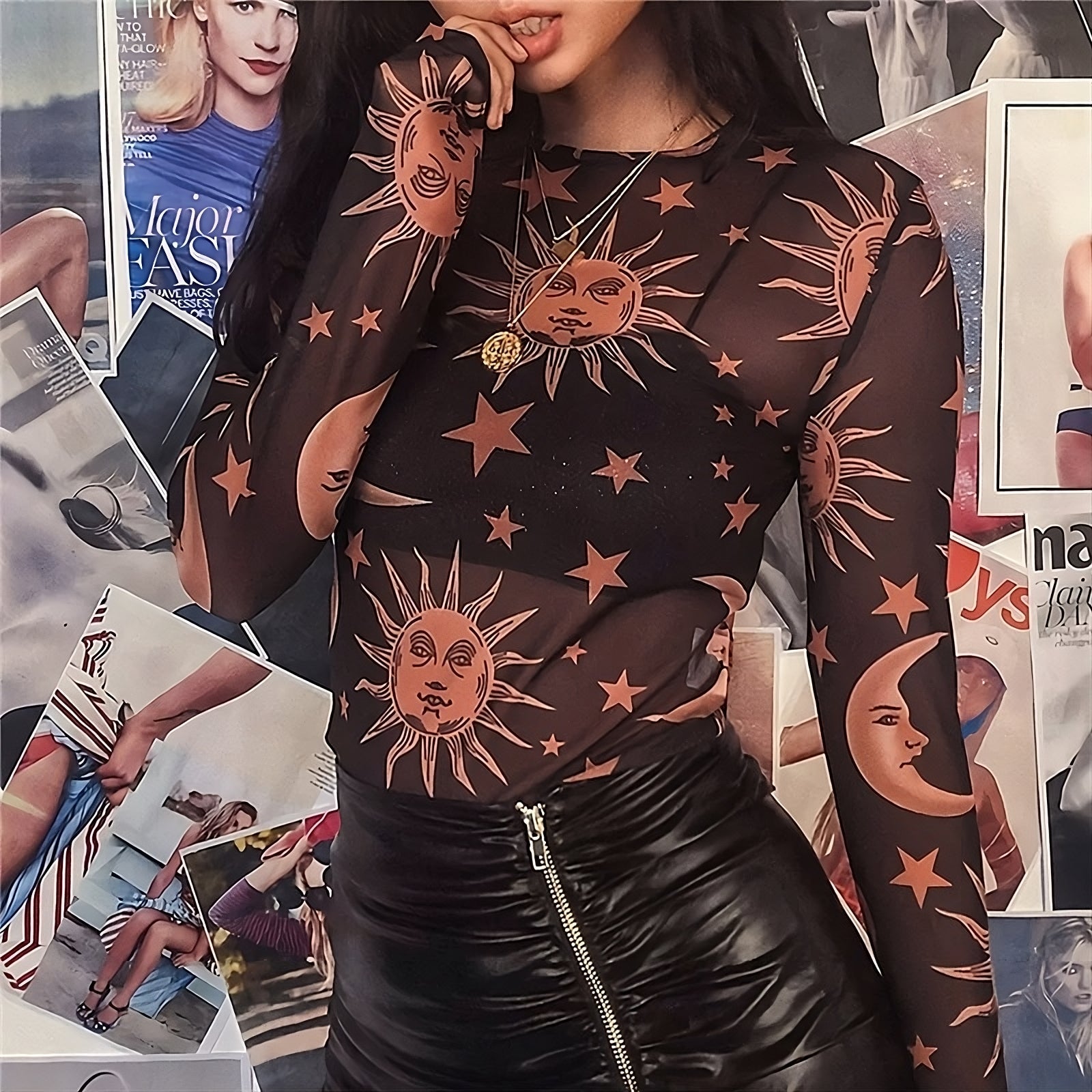 Sun and Moon Crop Top