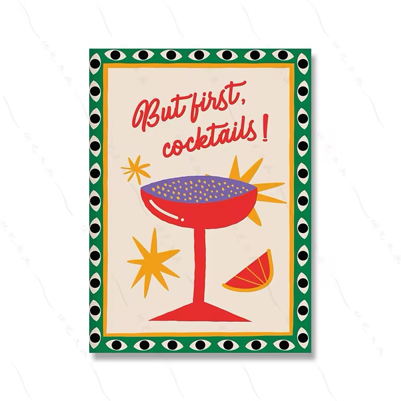 Colorful Food Poster